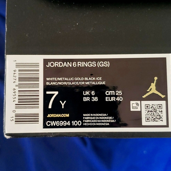 Jordan 6 Rings - Picture 3 of 3